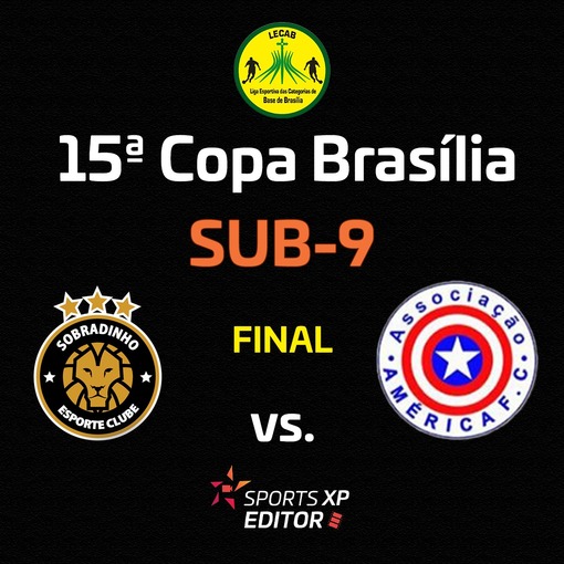 Event cover 15a Copa Braslia LECAB - Final Sub-9 | Sobradinho x Amrica