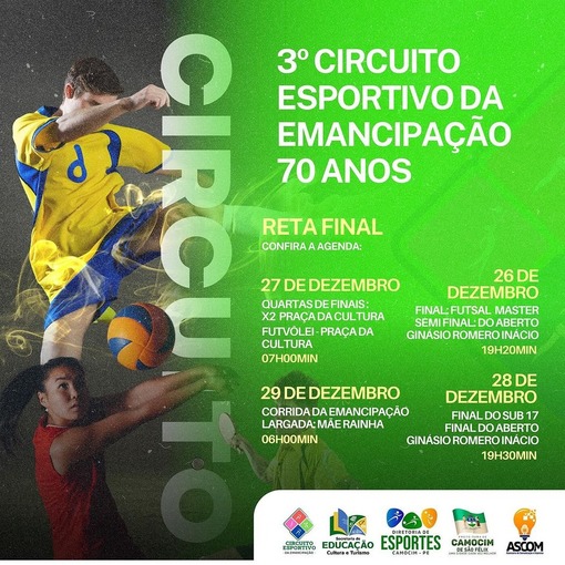 Event cover 3°corrida de emanicipacao 