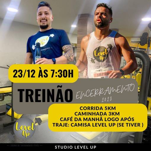 Event cover treino level up