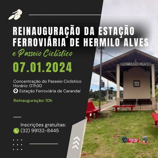 Event cover Passeio Ciclístico Carandaí x Hemíllo Alves  