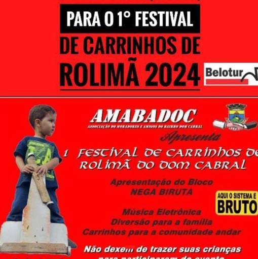 Event cover 1� Festival De Carrinhos de Rolim� 2024 FEMCAR