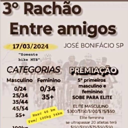 Event cover 3° Rachão Entre Amigos