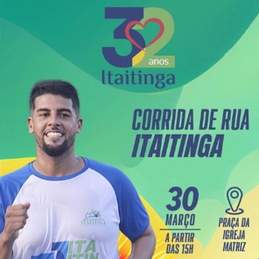 Event cover Corrida de 32 anos de Itaitinga/Cear