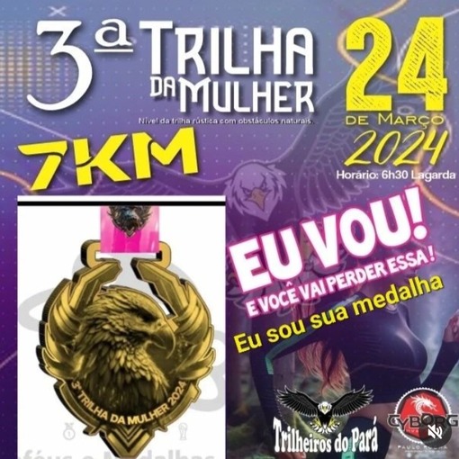 Event cover 3 TRILHA DA MULHER