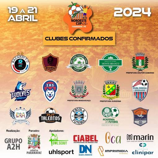 Capa do evento 2 Noroeste Cup 2024