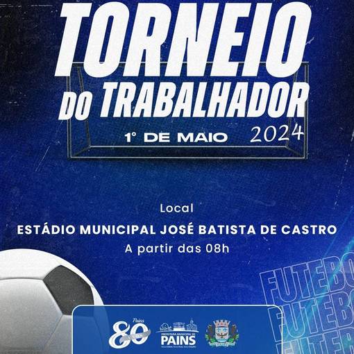 Event cover Torneio do Trabalhador 1 de Maio - Pains-MG